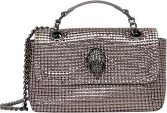 Kurt Geiger Kensington Chainmail - Dames - Handtassen - Grijs - ONE Size - Tassen
