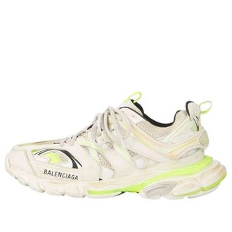 Balenciaga (WMNS) Balenciaga Track Sneaker White Fluo Yellow 542436W1GC39070