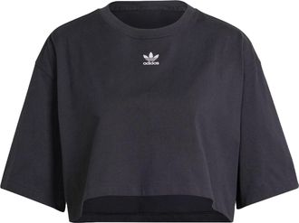 adidas (WMNS) adidas Essentials Crop T-shirt Asia Sizing Black IT9887