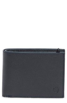 Johnston & Murphy Pebbled Leather Billfold Wallet in Navy at Nordstrom Rack