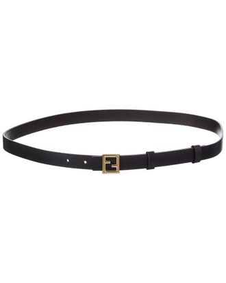 Fendi Fendi Ff Reversible Leather Belt