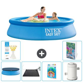 Intex Piscina Easy Set Redonda - 244x61 Cm - 7-piezas S118