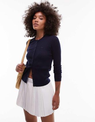 Lacoste Cardigan blu navy