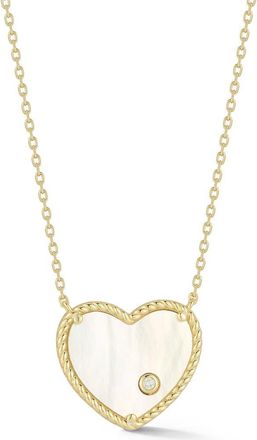 Glaze Jewelry Heart Pendant Necklace in Gold at Nordstrom Rack