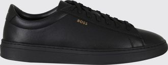 HUGO BOSS Sneakers basse Kieran in pelle liscia con logo stampato