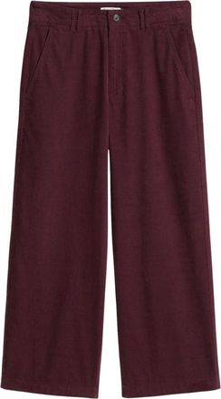 Marc O'Polo Loose-Fit Pants - Dames - Wijde Broeken - Rood - L - Katoen - Broeken