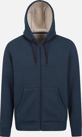 Mountain Warehouse Mens Mountain Warehouse Mens Dalton Borg Lined Full Zip Hoodie - Navy - Size: 44