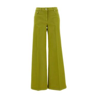 True Royal Wide Jeans, female, Green, Size: XS Pantalone Tiffany