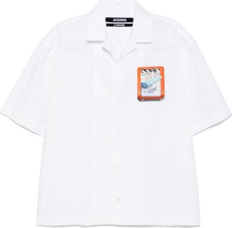 Jacquemus graphic print shirt - White