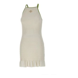 Casablanca Short Dresses, female, White, Size: XS Strappy Tennis Dress