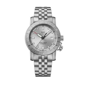 Glycine Airman Double Twelve Automatic Silver Dial Mens Watch GL0555