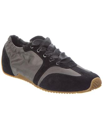 Rag & Bone Emilee Ballet Runner Satin & Suede Sneaker