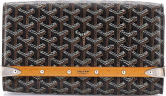 Goyard Monte Carlo Clutch with Strap Coated Canvas PM
