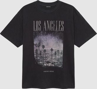 Anine Bing Tee Shirt Cade Los Angeles Vintage Black