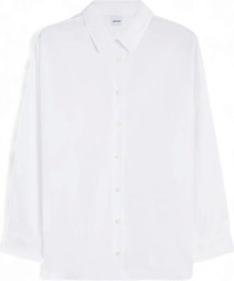 Aspesi Shirts, female, White, Size: XS Cotton Poplin Shirt