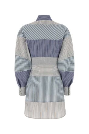 Moschino Womens Embroidered Poplin Shirt Dress Fantasiavarianteunica Exterior: Cotton Abiti