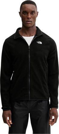 The North Face Glacier Full-Zip Fleece Jacket - Heren - Fleece jassen - Zwart - M - Polyester - Fitness