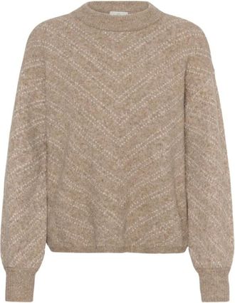 Kaffe Maglieria Girocollo - - Knitwear - Donna - Beige - XS