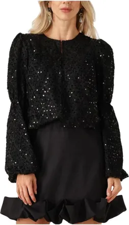 Y.A.S Y.a.s, Dames, Blouses & Shirts, Zwart, Maat: XS Poliester