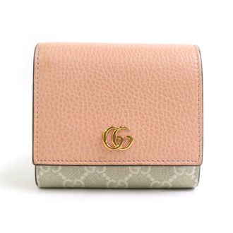 Gucci Beige Pink Leather Wallet (Bi-Fold) (Pre-Owned)