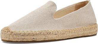 Soludos Smoking Platform Espadrille Womens Flat Shoes Natural Undyed : EU 41 (US Womens 10-10.5) B - Medium, Cotton