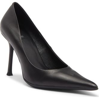 Jeffrey Campbell Risktaker Pointed Toe Pump in Black at Nordstrom Rack, Size 10