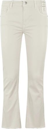 Re-hash Elegant Monica Z Stijl Jurk - Dames - Cropped Jeans - Beige - W26 - Katoen - Jeans