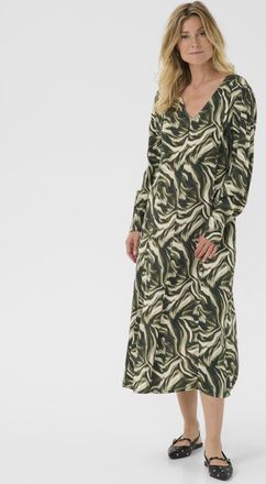 Cream Jurk CRBeva Jurk Tight fit olive