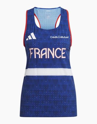adidas Womens Scoop Neck Sleeveless Muscle Tank Vest - Navy - Size: 18