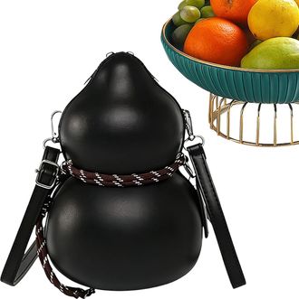 Generic Leather Shoulder Bag, Calabash Sling Bag, 5.51x8.27x5.51 Inches Casual Handbag with Stylish Design, Lightweight Travel Purse, Sling Purse with Build, 