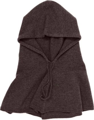 Paloma Wool hooded tie-fastening balaclava - Brown