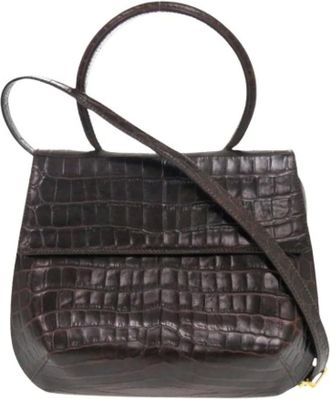 Ferragamo Pre-owned Handbags, female, Brown, Size: ONE SIZE Pre-owned Handbag