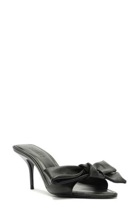 Schutz Elodie Bow Sandal in Black at Nordstrom, Size 9.5