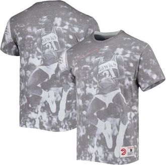 Mitchell & Ness Mens Mitchell & Ness Dominique Wilkins Heather Gray Atlanta Hawks Above The Rim T-Shirt at Nordstrom, Size X-Large