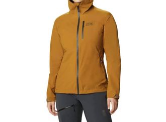 Mountain Hardwear Stretch Ozonic Jacket In Olive Gold