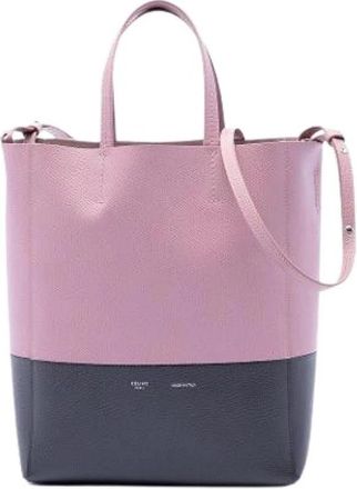 Celine Pre-owned Cabas Tote Bag - Dames - Vintage Shopper - Roze - ONE Size - Leer - Vintage