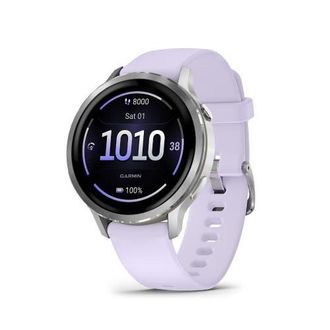 Garmin Venu 4 Smartwatch 41mm in Periwinkle Silicone Band at Nordstrom