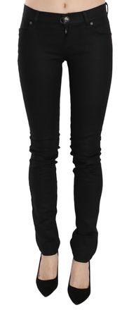 Plein Sud Cotton Mid Waist Skinny blue Womens Jeans