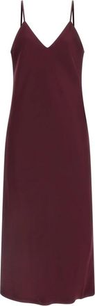 Norma Kamali Bias Slip Dress - Dames - Casual kleedjes - Rood - M - Polyester - Kleedjes