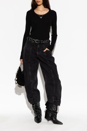 Isabel Marant Top Selenie, Womens, Black