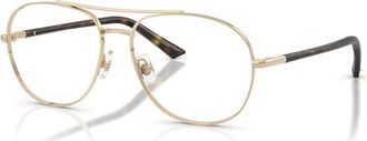 Jimmy Choo London 56mm Pilot optical glasses in Gold at Nordstrom