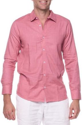 Ranee&rsquo;s Full Sleeves Resort Shirt in Pink at Nordstrom Rack, Size Xx-Large
