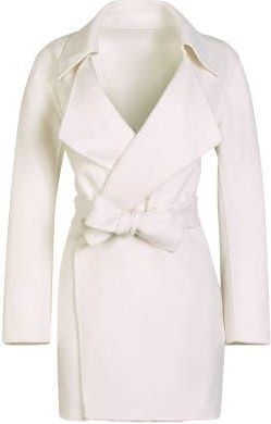 Anne Fontaine Delacroix Coat in Moon White at Nordstrom, Size Medium