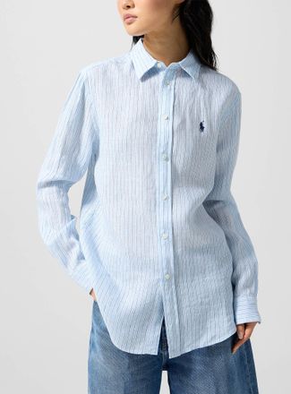 Polo Ralph Lauren Polo Shirt Ralph Lauren - Womens Stiped pure linen shirt