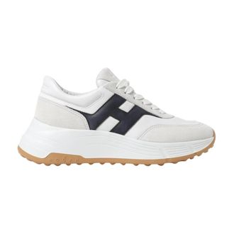 Hogan Maxi H222 Platform Sneakers - Dames - Sneakers - Wit - 37 EU - Leer - Schoenen