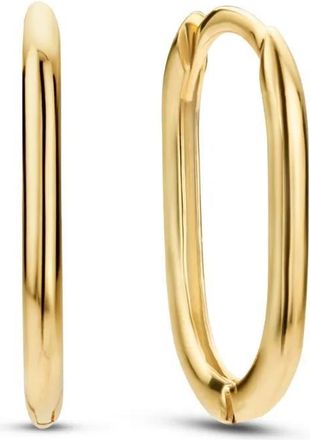 Jackie Gold Ohrringe - Jackie Grand Place Oval Hoops M - Gr. unisize - in Gold - für Damen
