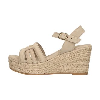 Notre-V Nv-1040 Flat Sandalen - Dames - Schoenen - Beige - Maat: 39 EU Su&egrave;de