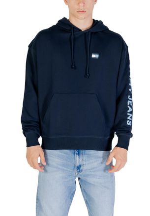 Tommy Hilfiger Mens Hoodie Pullover Long Sleeve - Dark Blue Cotton - Size X-Large
