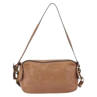 Chlo&eacute; Pre-owned Shoulder Bags, female, Brown, Size: ONE SIZE Pre-owned Vintage shoulder bag