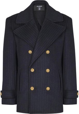 Balmain Pinstripe Double-breasted Jacket